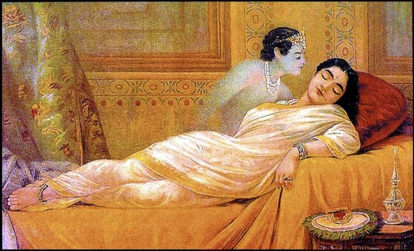 Raja Ravi Varma - Usha's Dream