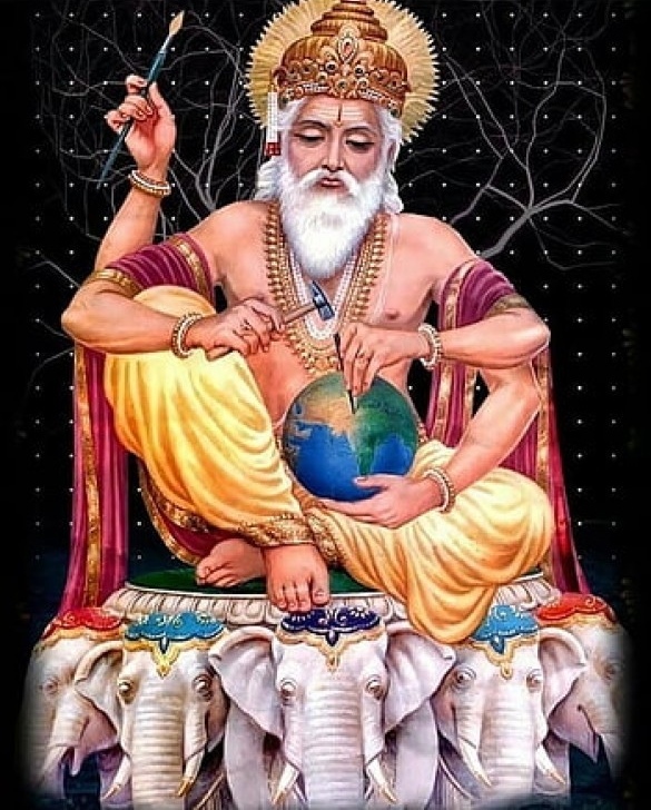 Vishvakarman makes the Universe